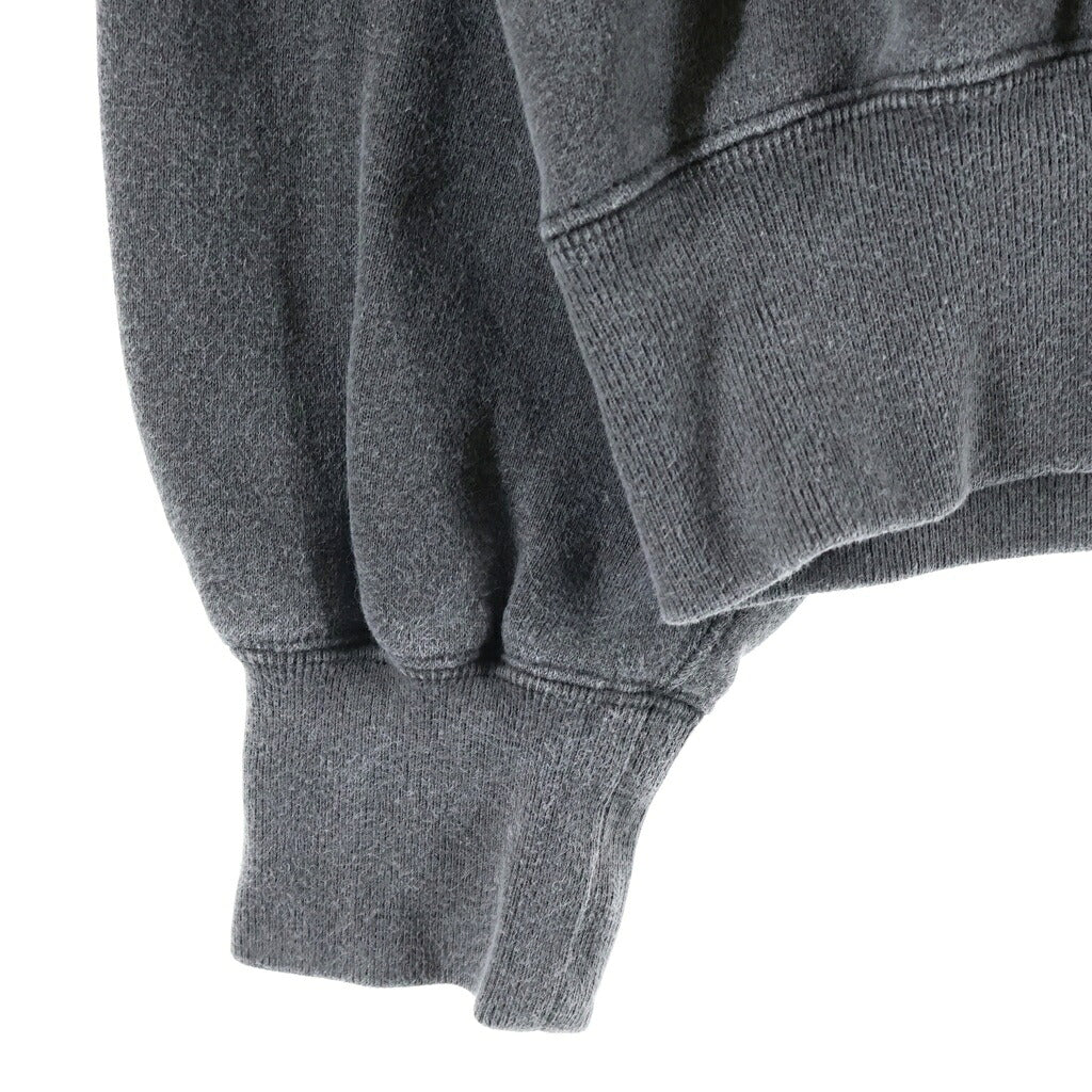 WACKO MARIA(ワコマリア) WASHED MIDDLE WEIGHT CREW NECK SWEAT SHIRT フロントプリント ウォッシュド ミドル ウェイト クルーネック スウェット ブラック