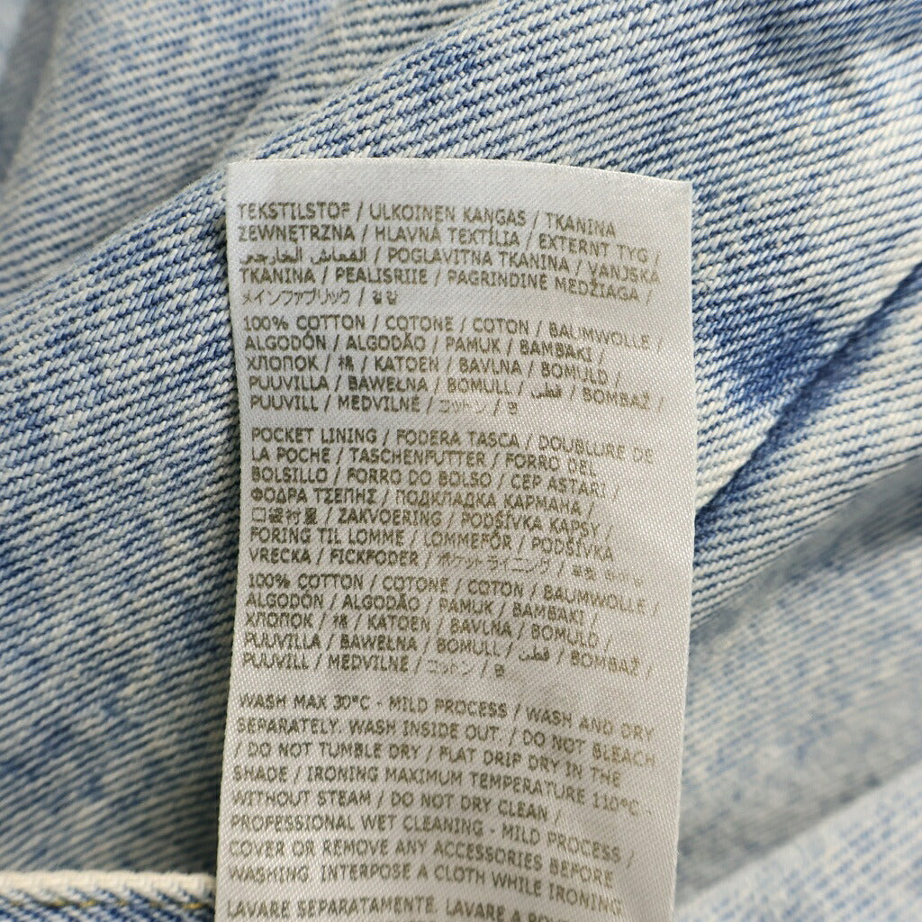 Maison Margiela(メゾンマルジェラ) CONTRAST POCKETS STRAIGHT JEANS ジップフライ コントラスト ポケット ストレートデニムパンツ ブルー S51LA0052 S30513