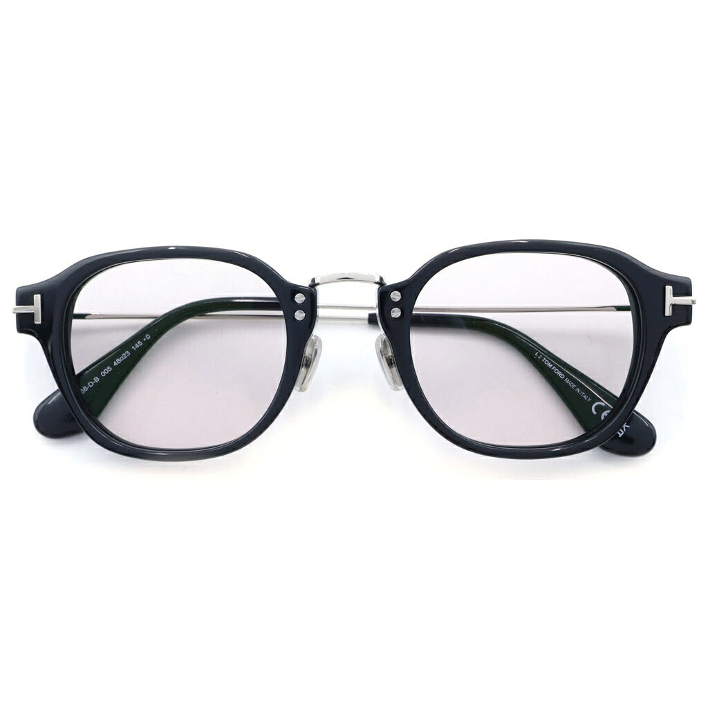 TOM FORD(トムフォード) TF6166-D-B ボストンシェイプ コンビフレームサングラス アイウェア ブラック 眼鏡