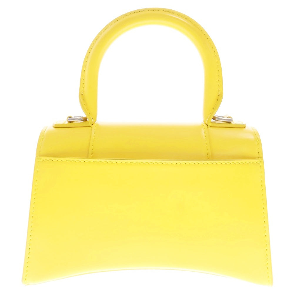 BALENCIAGA(バレンシアガ) アワーグラスXS イエロー レザー 592833 ショルダーバッグ 2wayバッグ ハンドバッグ