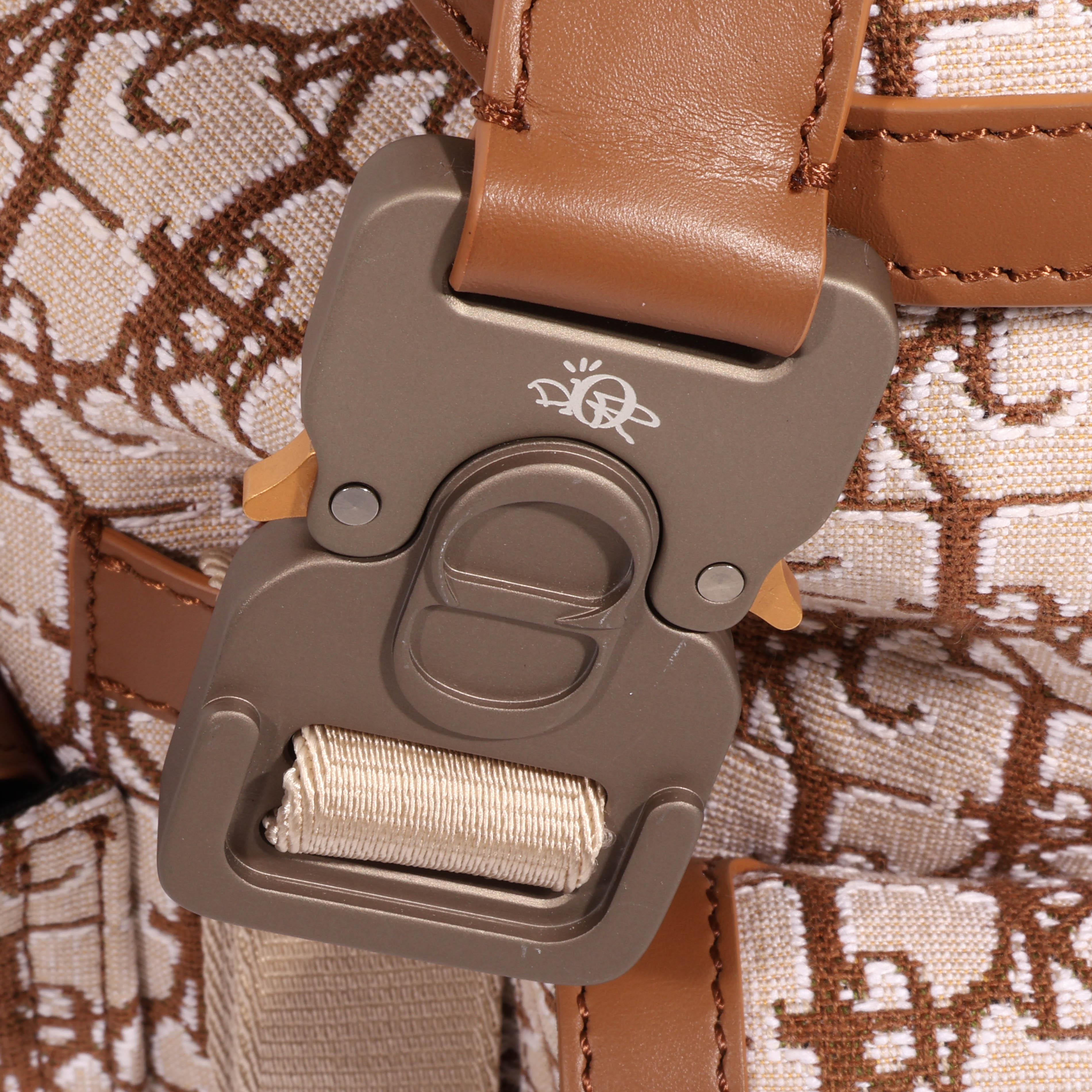 Christian Dior(クリスチャンディオール) ディオール ×トラヴィススコット カクタスジャック オブリーク ジャカード ブラウン系 バックパック