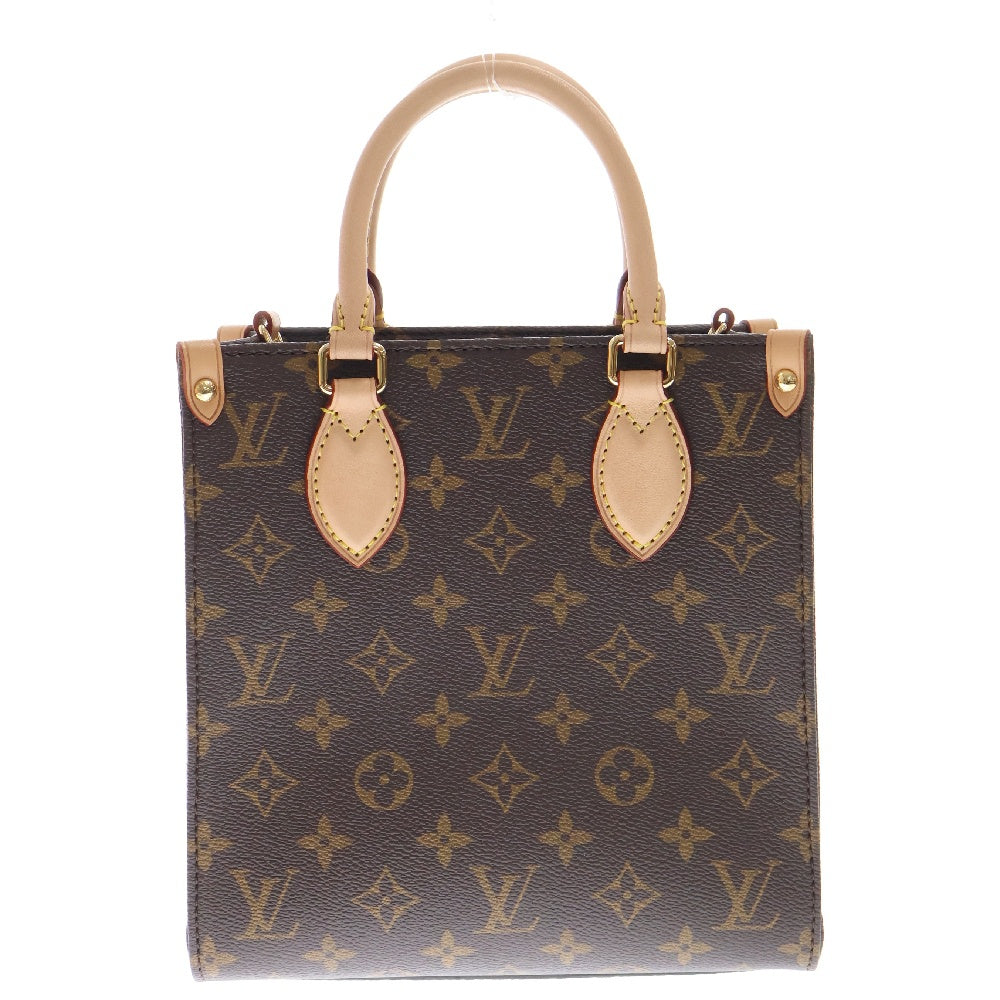 LOUIS VUITTON(ルイヴィトン) モノグラム サックプラBB M46265 ICタイプ ショルダーバッグ ハンドバッグ トートバッグ ブラウン ゴールド金具