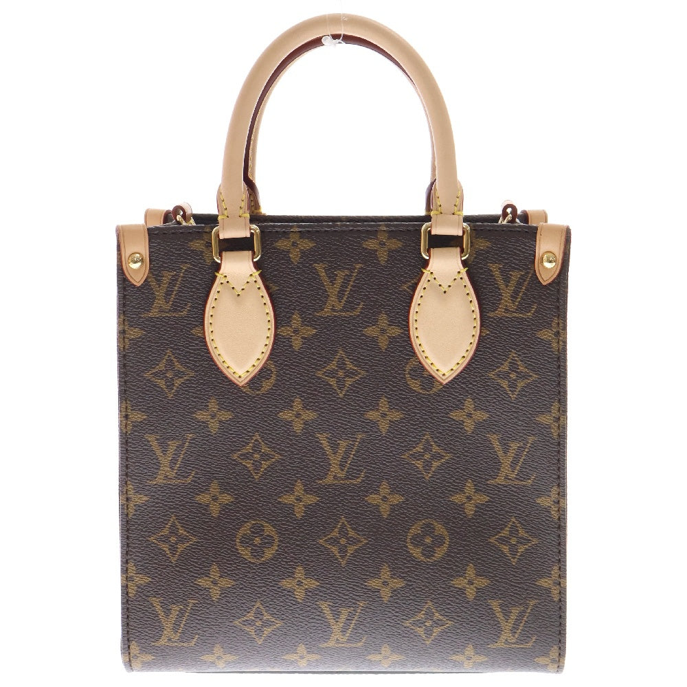LOUIS VUITTON(ルイヴィトン) モノグラム サックプラBB M46265 ICタイプ ショルダーバッグ ハンドバッグ トートバッグ ブラウン ゴールド金具