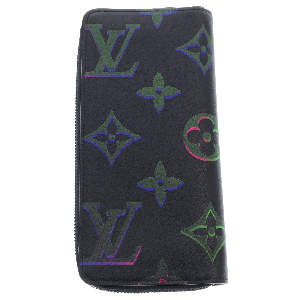 LOUIS VUITTON(ルイヴィトン) モノグラム スポットライト パターン ジッピーウォレットヴェルティカル M82368 ICタイプ 長財布 ブラック