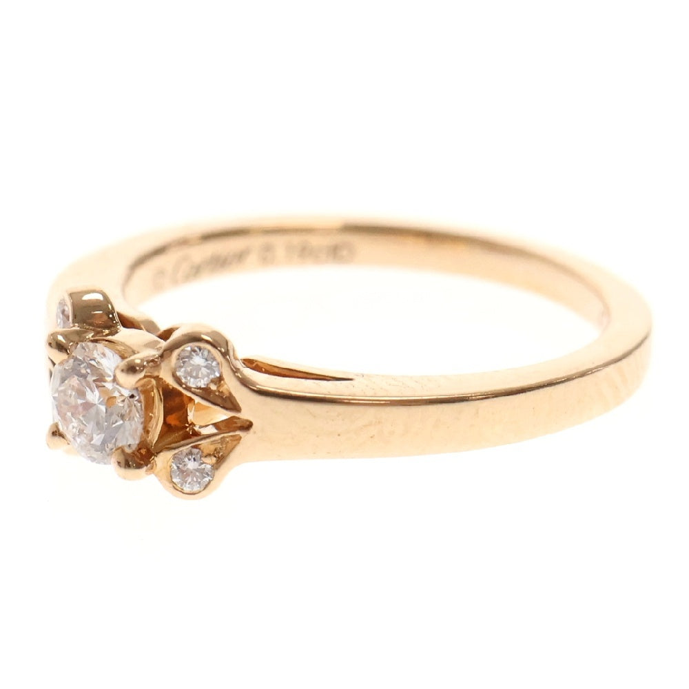 Cartier(カルティエ) バレリーナ リング ダイヤモンド Au750 PG D0.19ct #47 ピンクゴールド 指輪 ジュエリー