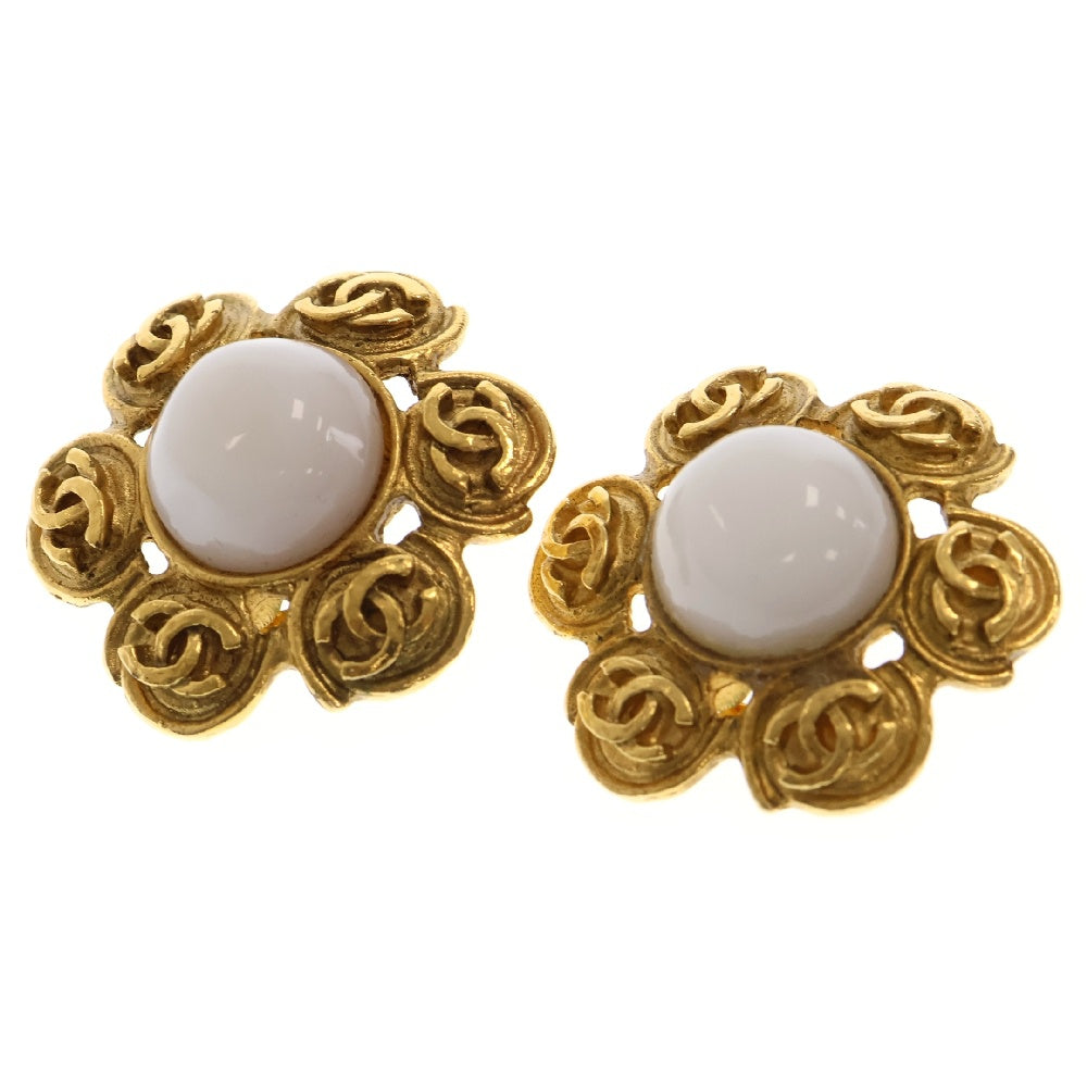 CHANEL(シャネル) ココマーク フラワー イヤリング 94P GP ゴールド ヴィンテージ アクセサリー