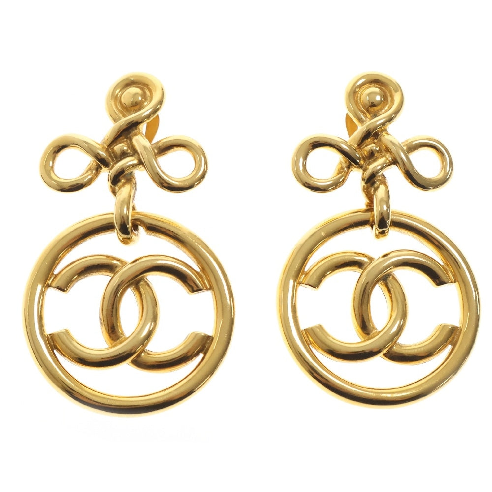 CHANEL(シャネル) ココマーク サークル イヤリング 93P GP ゴールド ヴィンテージ アクセサリー