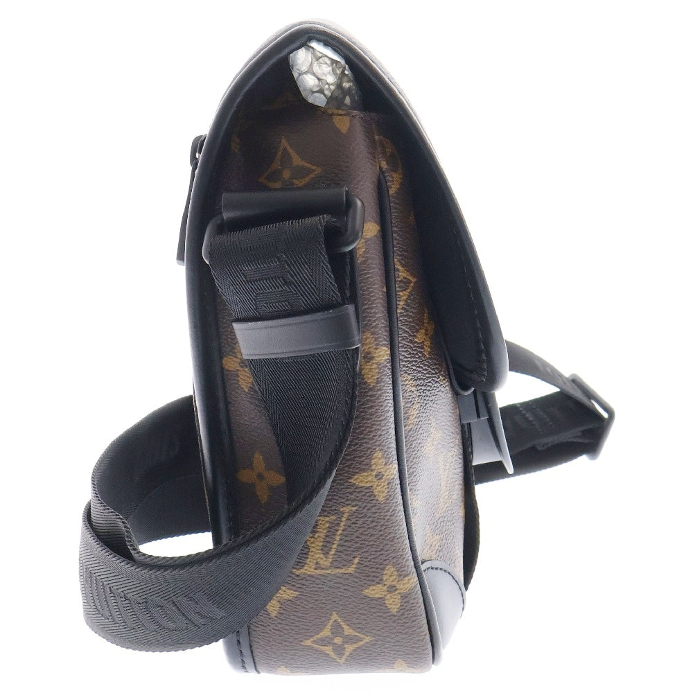 LOUIS VUITTON(ルイヴィトン) モノグラムマカサー アーチ メッセンジャー M46442 ICタイプ ショルダーバッグ 斜め掛けバッグ ブラウン×ブラック