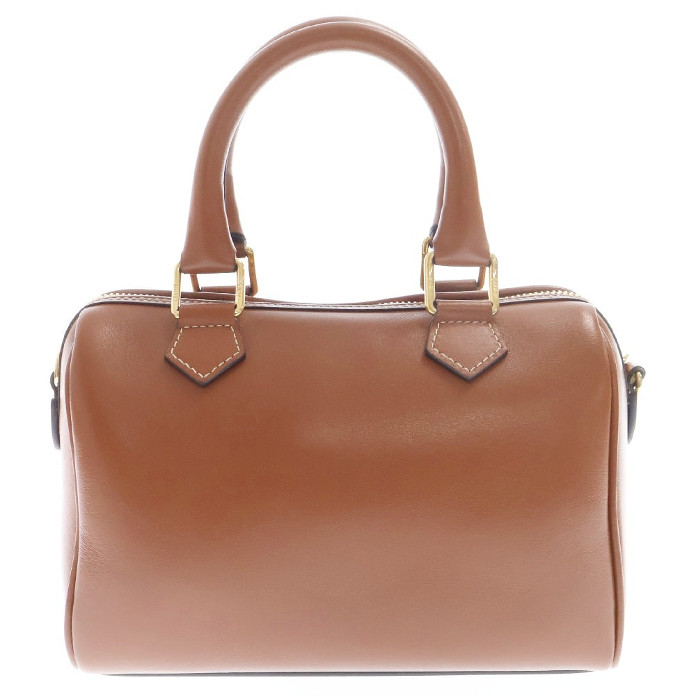 CELINE(セリーヌ) スモール ボストン/スムースカーフスキン ハンドバッグ ブラウン レディース 113773DU3.04LU
