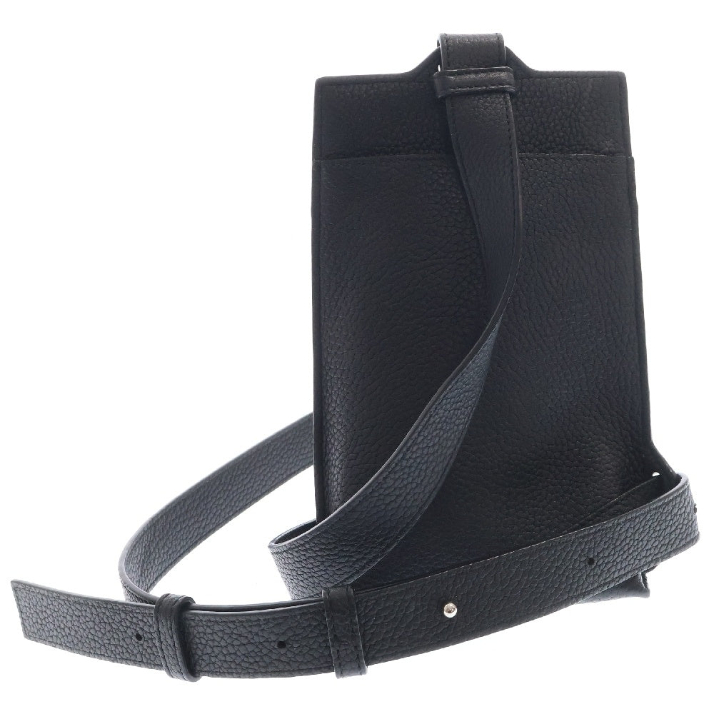 LOEWE(ロエベ) ANAGRAM VERTICAL T-POCKET アナグラムバーティカルTポケットクロスボディバッグ ショルダーバッグ ブラック