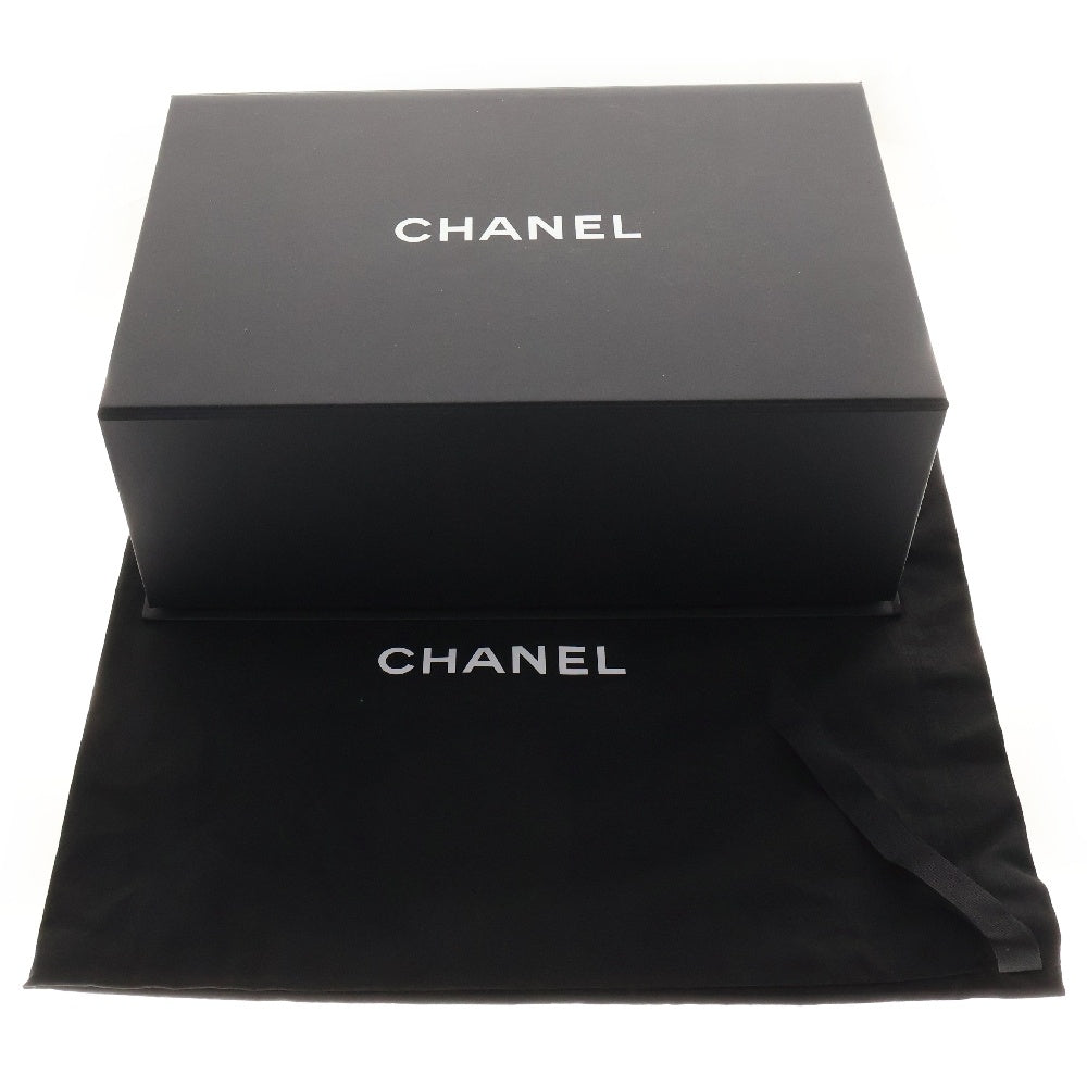 CHANEL(シャネル) マトラッセ25 デニム Wフラップ Wチェーン ネイビー ショルダーバッグ ゴールド金具 シリアルプレート