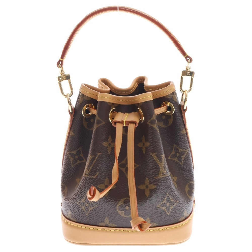LOUIS VUITTON(ルイヴィトン) モノグラム ナノ ノエ ショルダーバッグ ポシェット ブラウン 斜め掛けバッグ ICタイプ