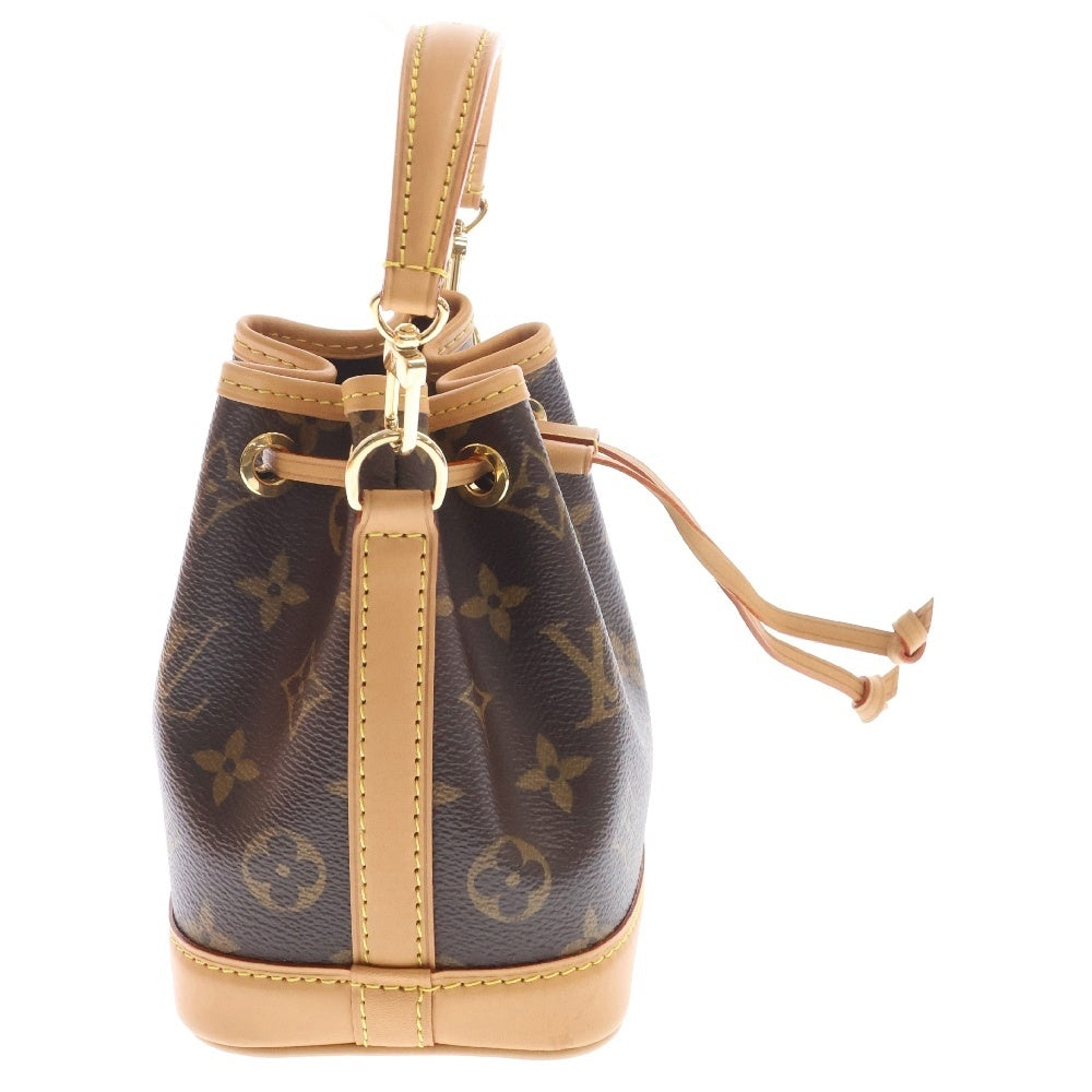 LOUIS VUITTON(ルイヴィトン) モノグラム ナノ ノエ ショルダーバッグ ポシェット ブラウン 斜め掛けバッグ ICタイプ