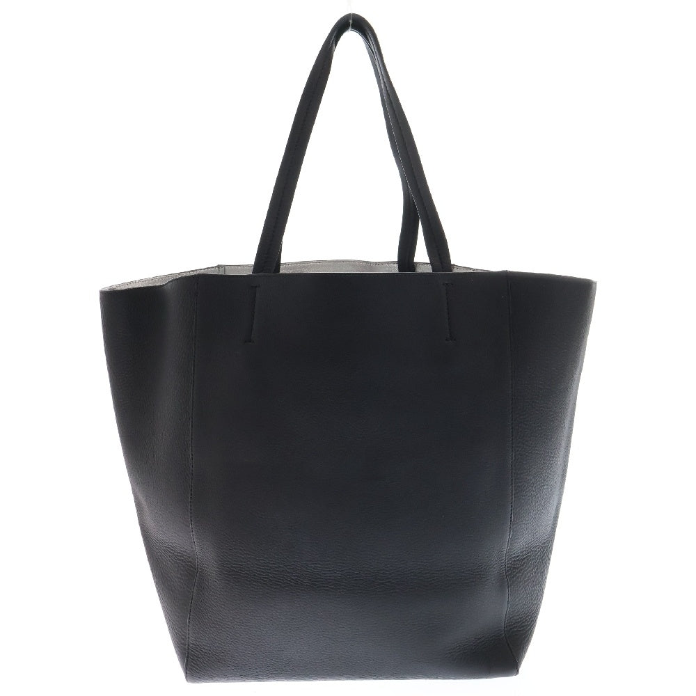CELINE(セリーヌ) ホリゾンタルカバ レザー トートバッグ ハンドバッグ ブラック レザー