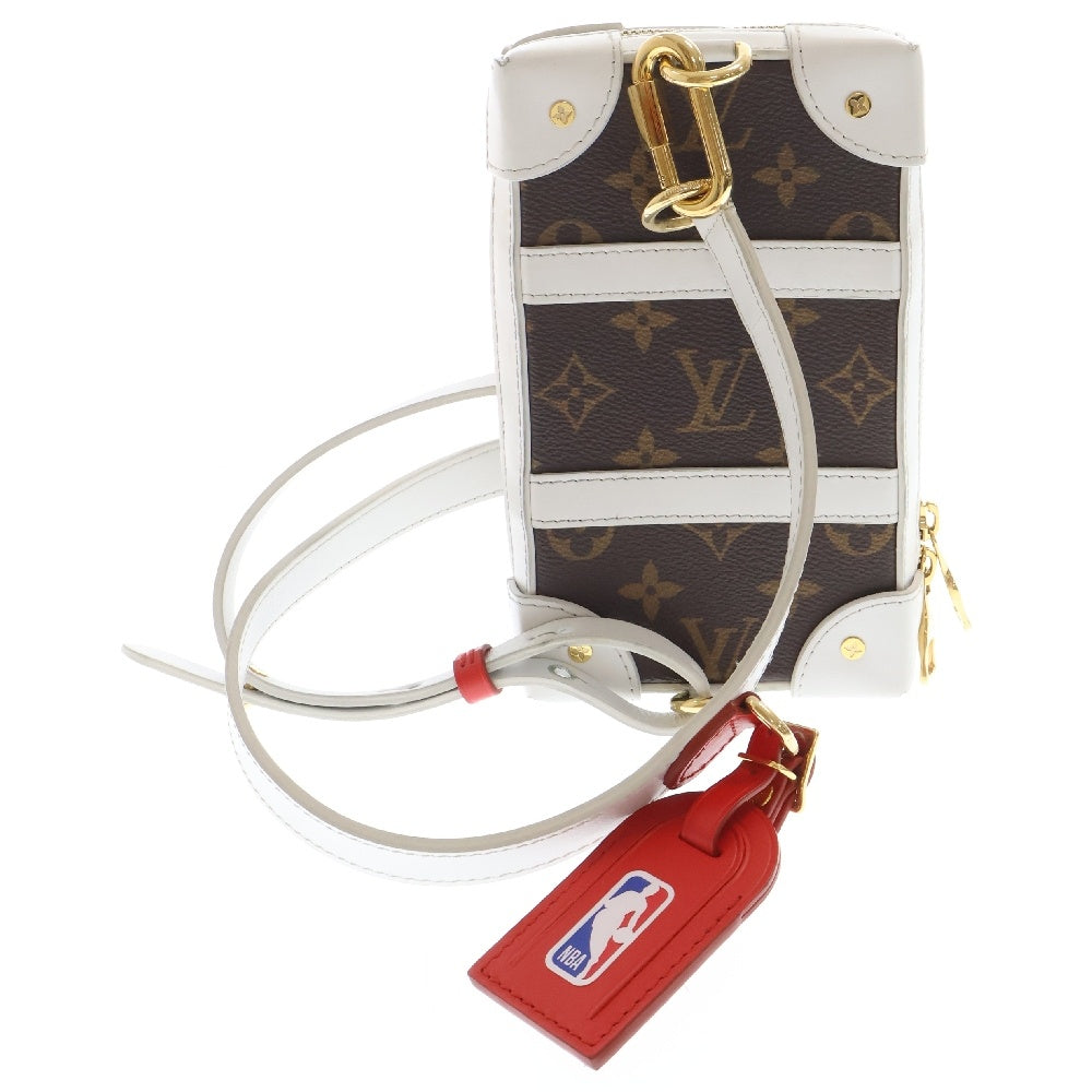LOUIS VUITTON(ルイヴィトン) ×NBA ソフトトランク フォーンボックス モノグラムショルダーバッグ M80102 ブラウン/ホワイト