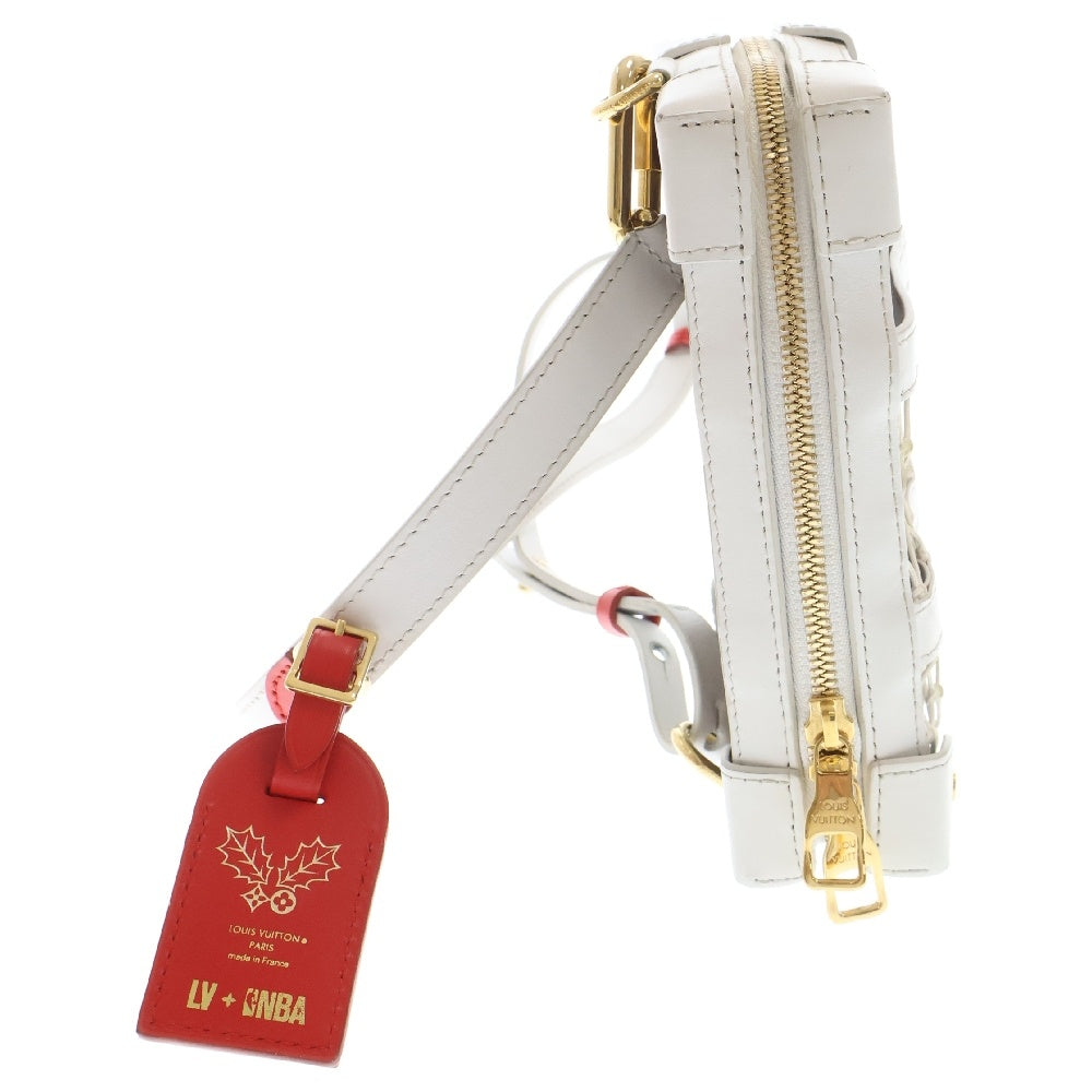 LOUIS VUITTON(ルイヴィトン) ×NBA ソフトトランク フォーンボックス モノグラムショルダーバッグ M80102 ブラウン/ホワイト