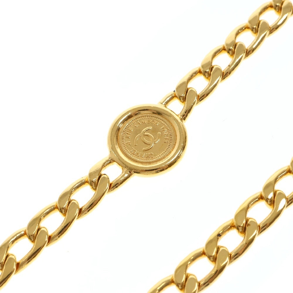 CHANEL(シャネル) ココマーク コインモチーフ チェーンベルト ゴールド レディース