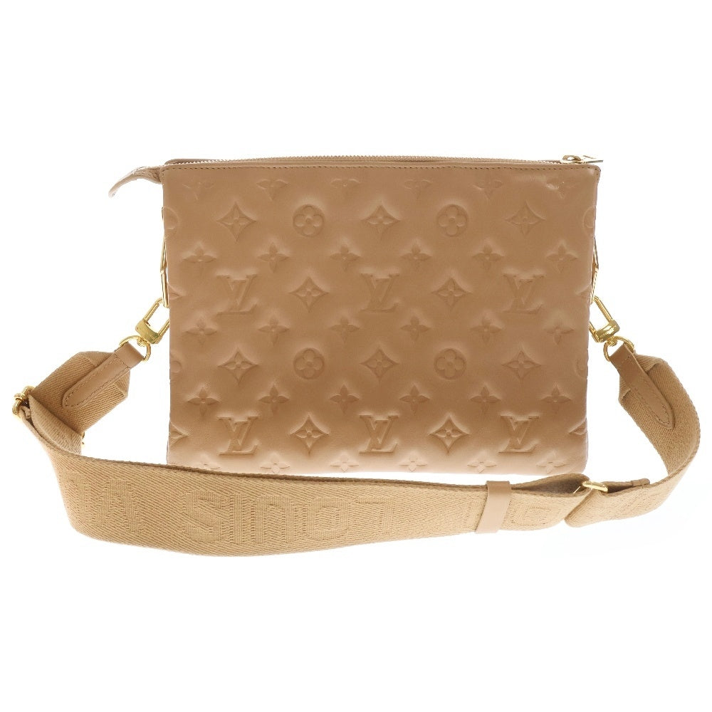 LOUIS VUITTON(ルイヴィトン) モノグラム クッサンPM ラムレザーチェーンショルダーバッグ ベージュ M21261