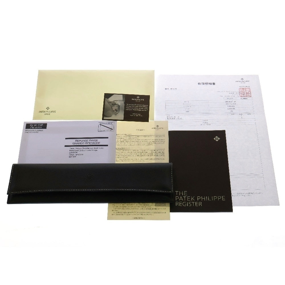 PATEK PHILIPPE(パテックフィリップ) カラトラバ ティファニー Wネーム 白文字盤 YG/手巻き 腕時計 83.6g