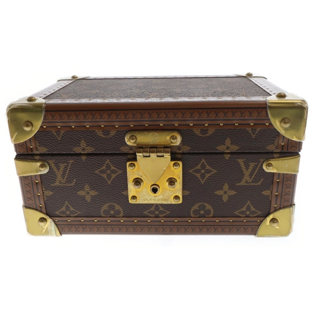 LOUIS VUITTON(ルイヴィトン) モノグラム コフレ・トレゾール 24 トランクケース ブラウン PVCレザー M47023