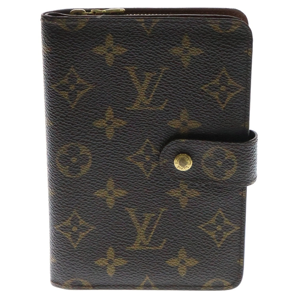 LOUIS VUITTON(ルイヴィトン) モノグラム ポルトパピエジップ ブラウン PVC M61207 二つ折り財布 ウォレット