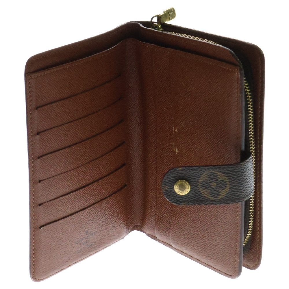 LOUIS VUITTON(ルイヴィトン) モノグラム ポルトパピエジップ ブラウン PVC M61207 二つ折り財布 ウォレット