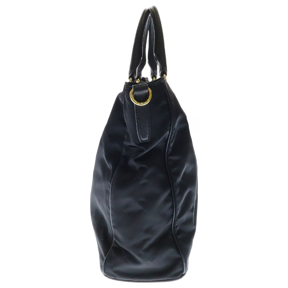 PRADA(プラダ) 2wayショルダーバッグ ハンドバッグ トートバッグ ブラック ゴールド金具 ナイロン BZ0026