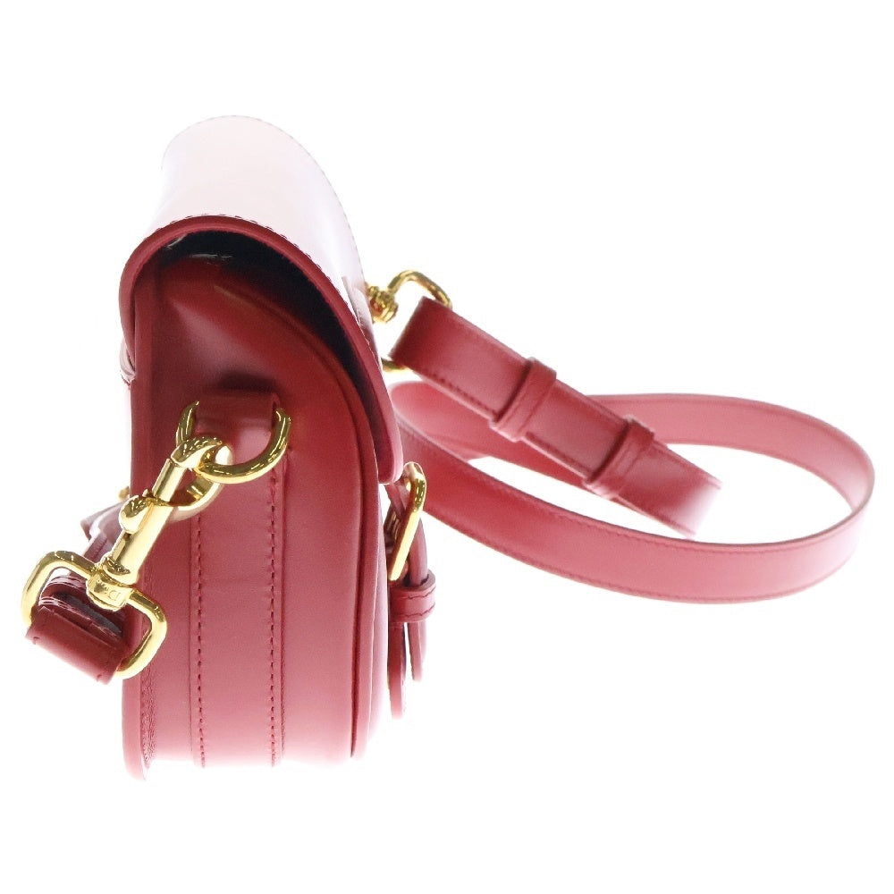 Christian Dior(クリスチャンディオール) BOBBY ボビー ショルダーバッグ スモール レッド レザー カーフスキン
