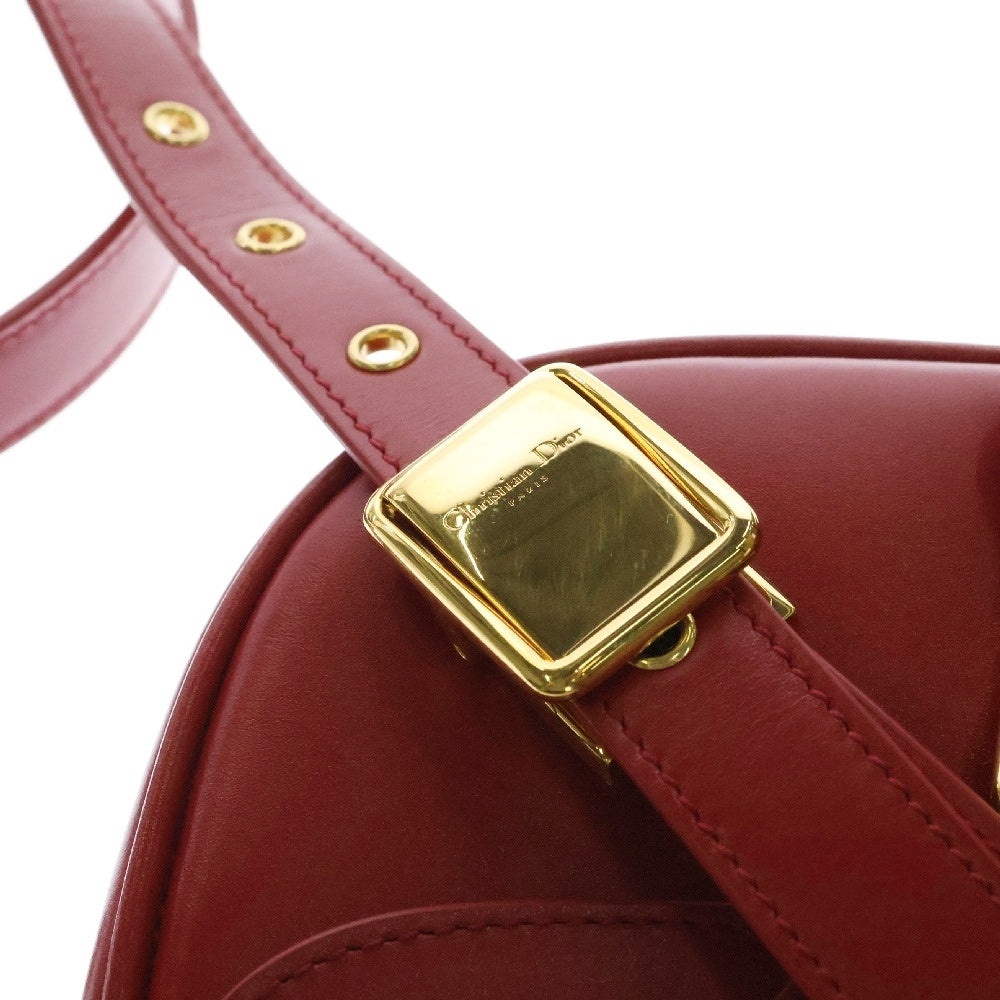Christian Dior(クリスチャンディオール) BOBBY ボビー ショルダーバッグ スモール レッド レザー カーフスキン