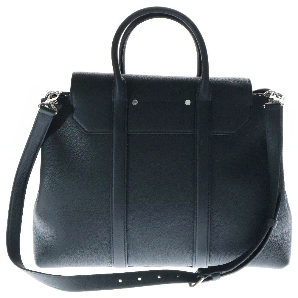 LOUIS VUITTON(ルイヴィトン) ジョルジュ 2WAYバッグ ハンドバッグ トートバッグ ブラック シルバー金具 レザー MM M23154