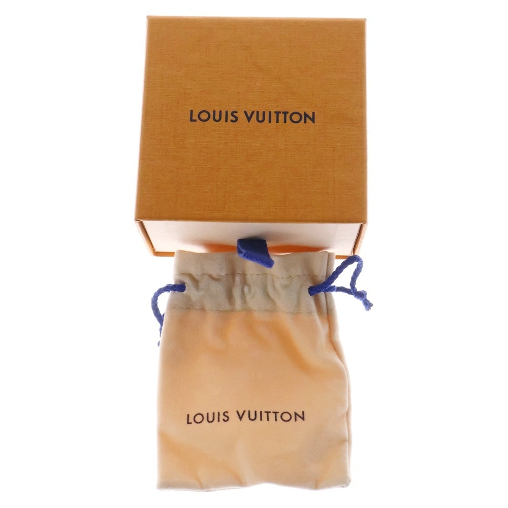 LOUIS VUITTON(ルイヴィトン) LV バックステージ レザー ヘアクリップ ヘアピン ブラック×ゴールド M01442