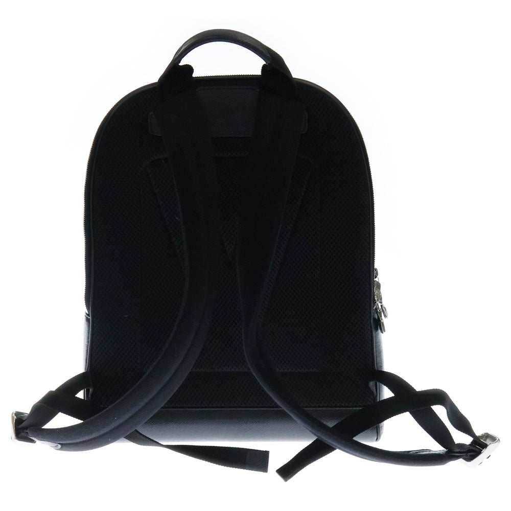 LOUIS VUITTON(ルイヴィトン) タイガ エイドリアン バックパック リュックサック ブラック レザー シルバー金具 M30857