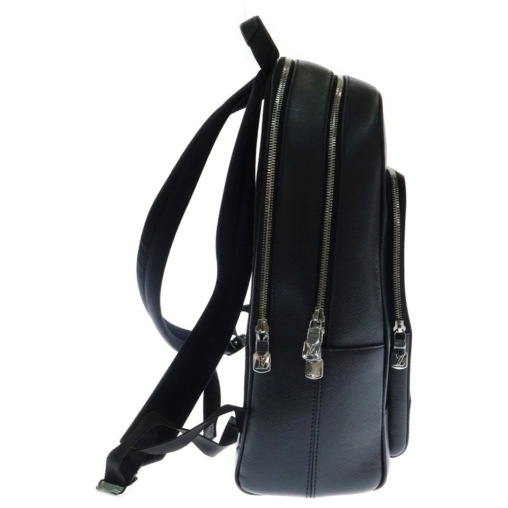 LOUIS VUITTON(ルイヴィトン) タイガ エイドリアン バックパック リュックサック ブラック レザー シルバー金具 M30857
