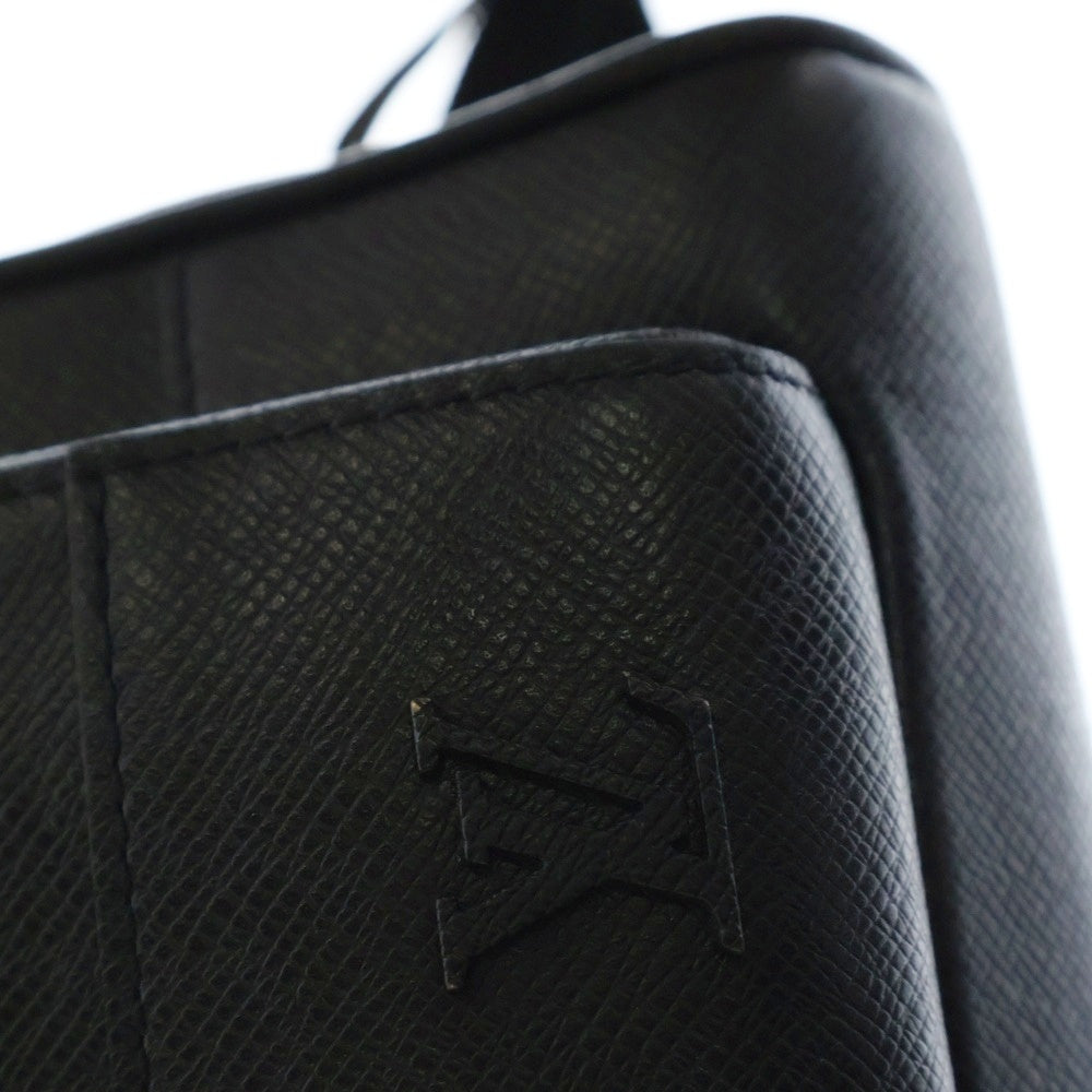 LOUIS VUITTON(ルイヴィトン) タイガ エイドリアン バックパック リュックサック ブラック レザー シルバー金具 M30857