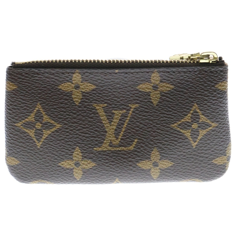LOUIS VUITTON(ルイヴィトン) モノグラム ポシェット クレ コインケース ポーチ ブラウン PVCレザー M62650