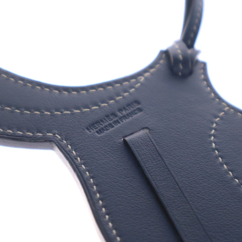 HERMES(エルメス) パドック セーラー コルヴェール スイフト レザー チャーム バックアクセサリー ブルー
