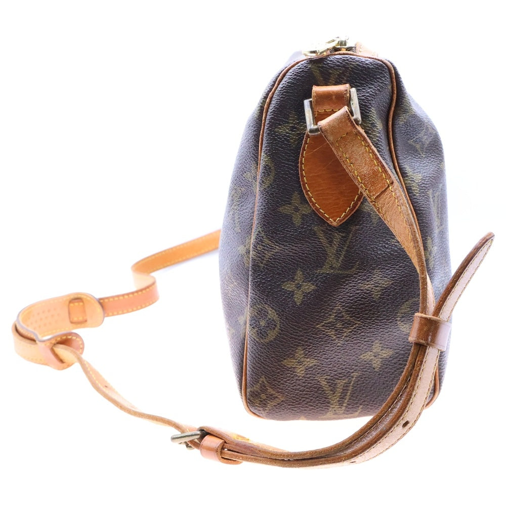 LOUIS VUITTON(ルイヴィトン) モノグラム チュールリー ショルダーバッグ ブラウン ゴールド金具 レザー×PVC M51350