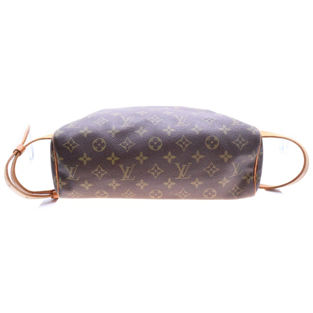 LOUIS VUITTON(ルイヴィトン) モノグラム チュールリー ショルダーバッグ ブラウン ゴールド金具 レザー×PVC M51350