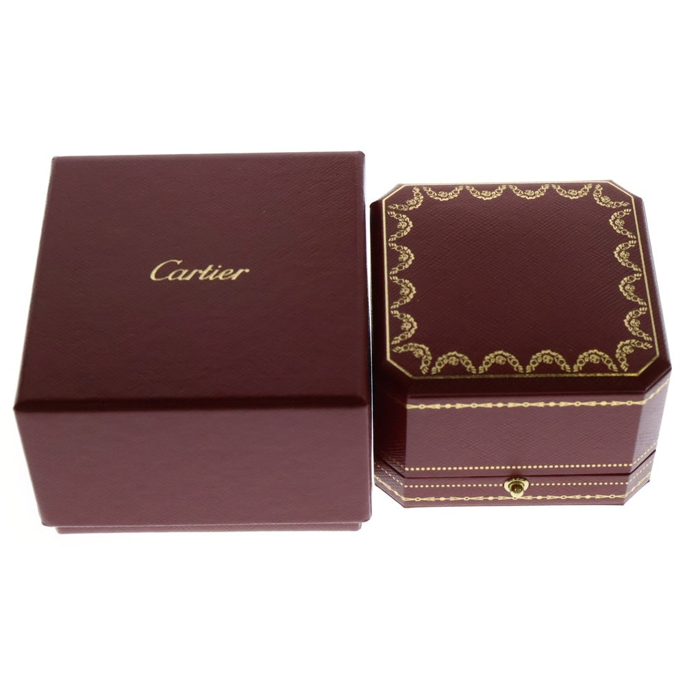Cartier(カルティエ) ジュストアンクル ダブル ハーフダイヤ リング ホワイトゴールド WG Au750 #56 指輪 ジュエリー アクセサリー