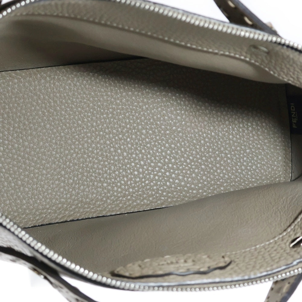 FENDI(フェンディ) バイザウェイ ミディアム 2WAY ハンドバッグ ショルダーバッグ グレージュ レザー 8BL155