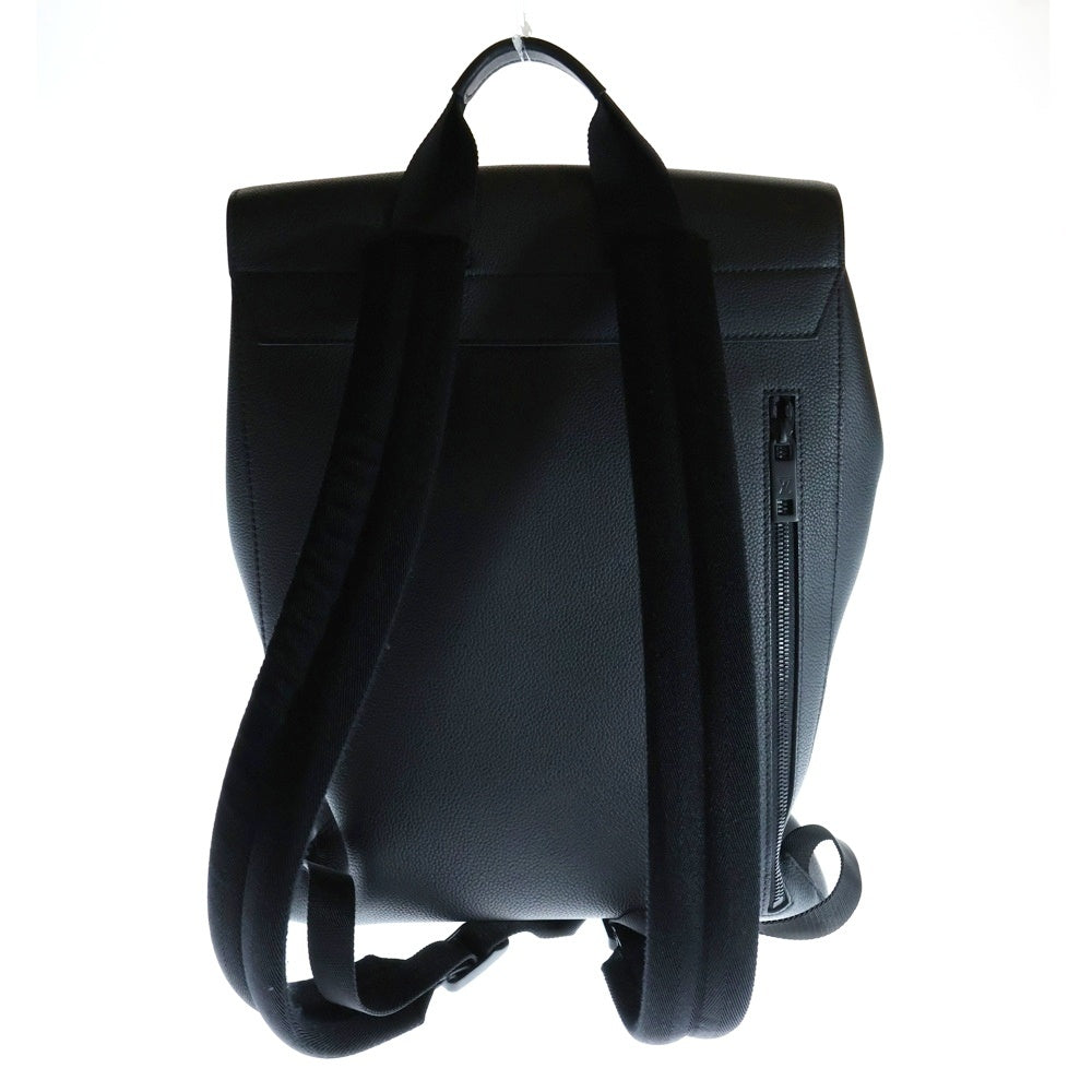 LOUIS VUITTON(ルイヴィトン) LVアエログラム ファストライン ロゴプレート レザー バックパック リュックサック ブラック M21367 RFID