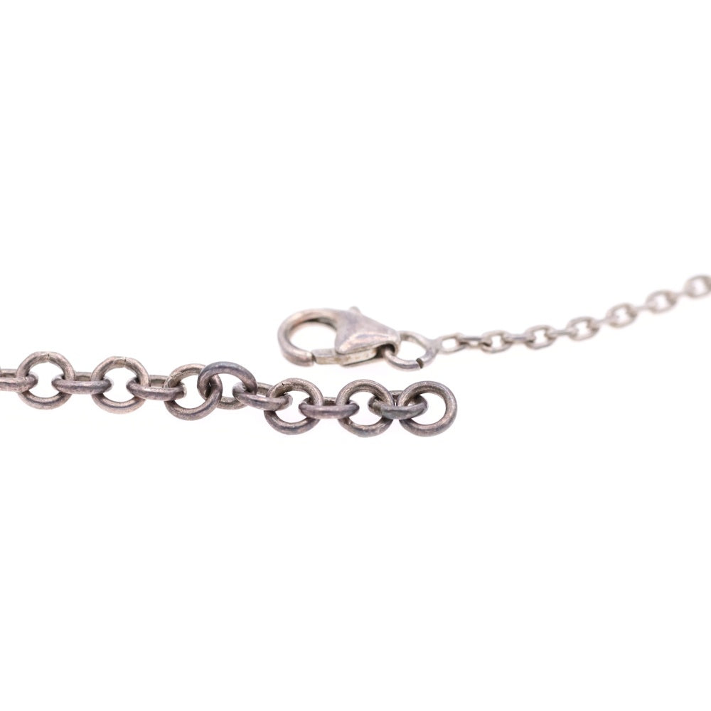 Christian Dior(クリスチャンディオール) キャラクターモチーフ ネックレス ペンダント ホワイト×シルバー