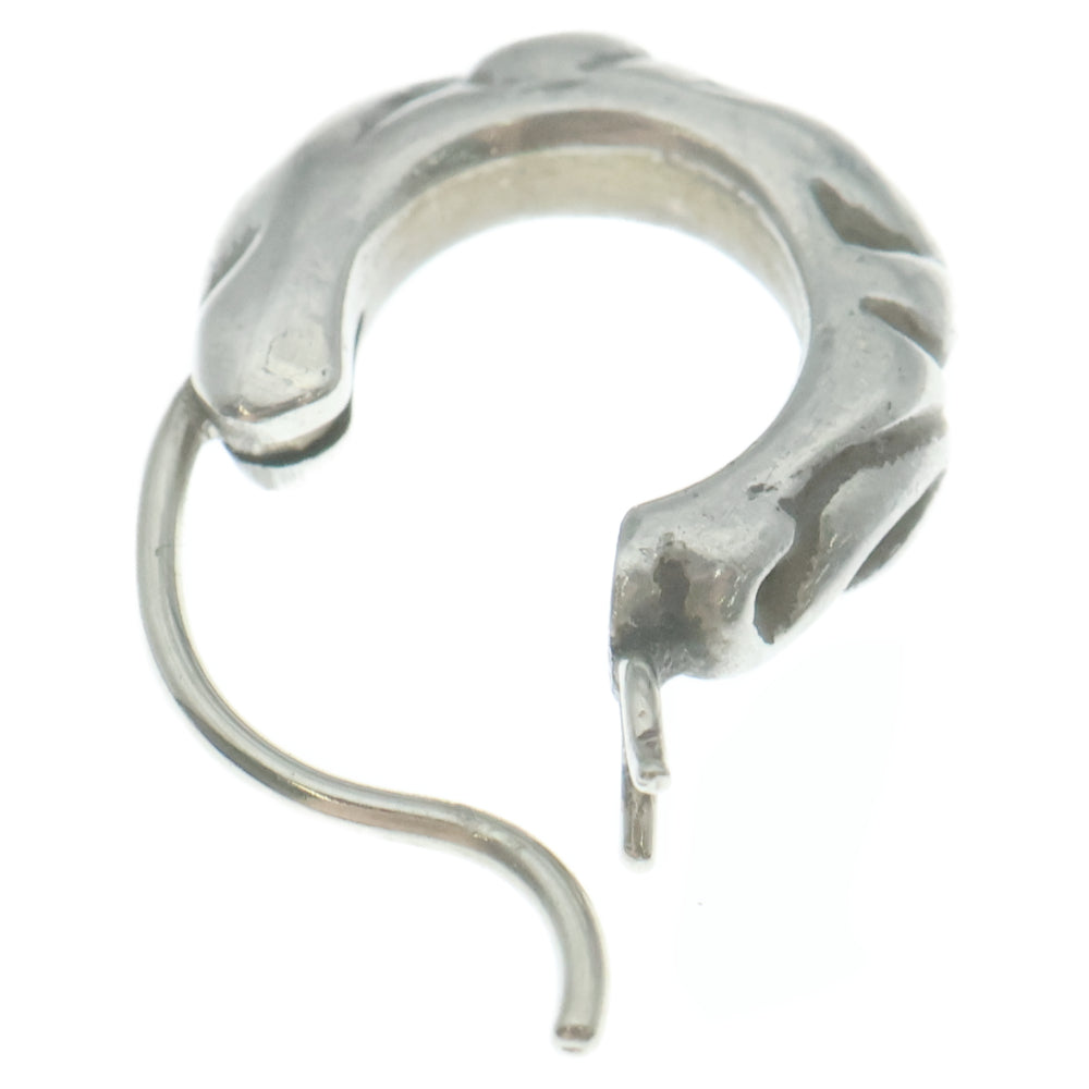 CHROME HEARTS(クロムハーツ) TNY HOOP SCRL タイニースクロールフープ シルバーピアス シルバー