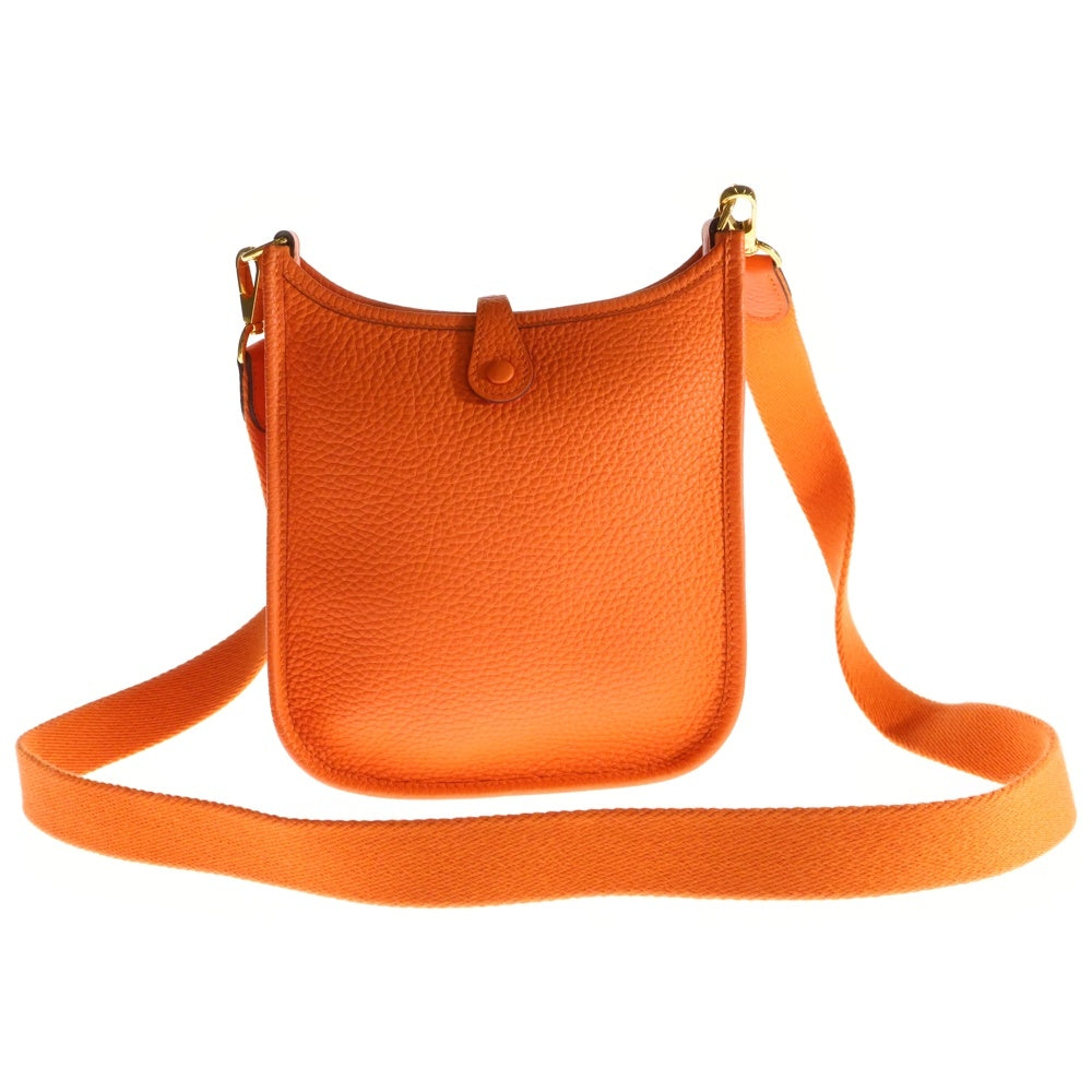 HERMES(エルメス) エブリンTPM オレンジミニアン トリヨンクレマンス ショルダーバッグ ゴールド金具 W刻印