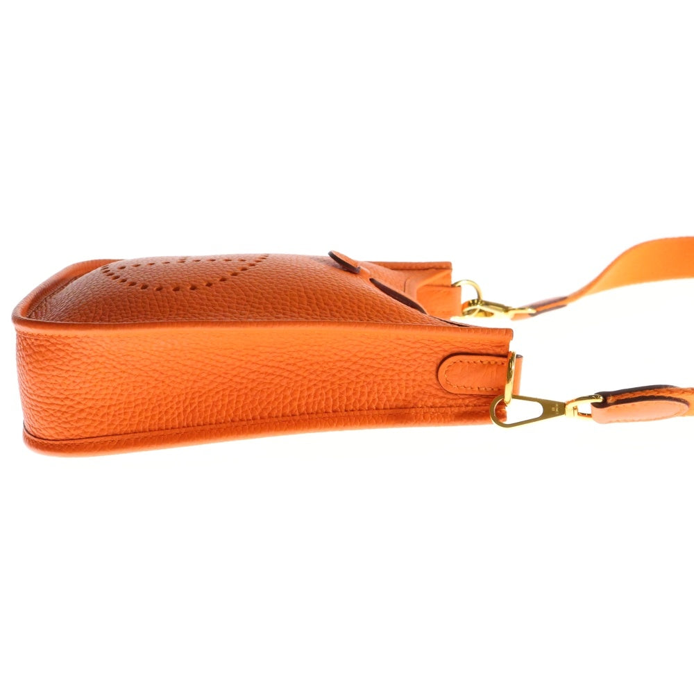 HERMES(エルメス) エブリンTPM オレンジミニアン トリヨンクレマンス ショルダーバッグ ゴールド金具 W刻印