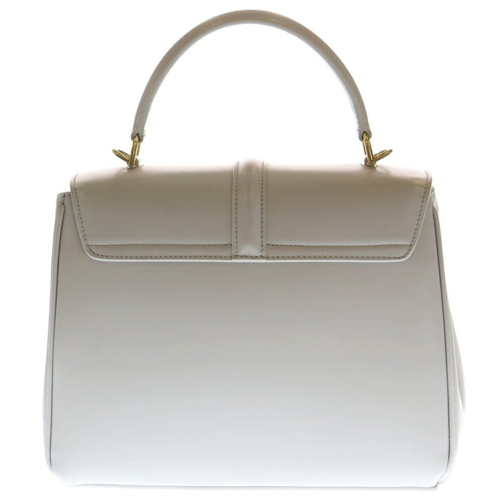 CELINE(セリーヌ) セーズ 16 スモール グレー ゴールド金具 2WAY ハンドバッグ ショルダーバッグ レザー レディース