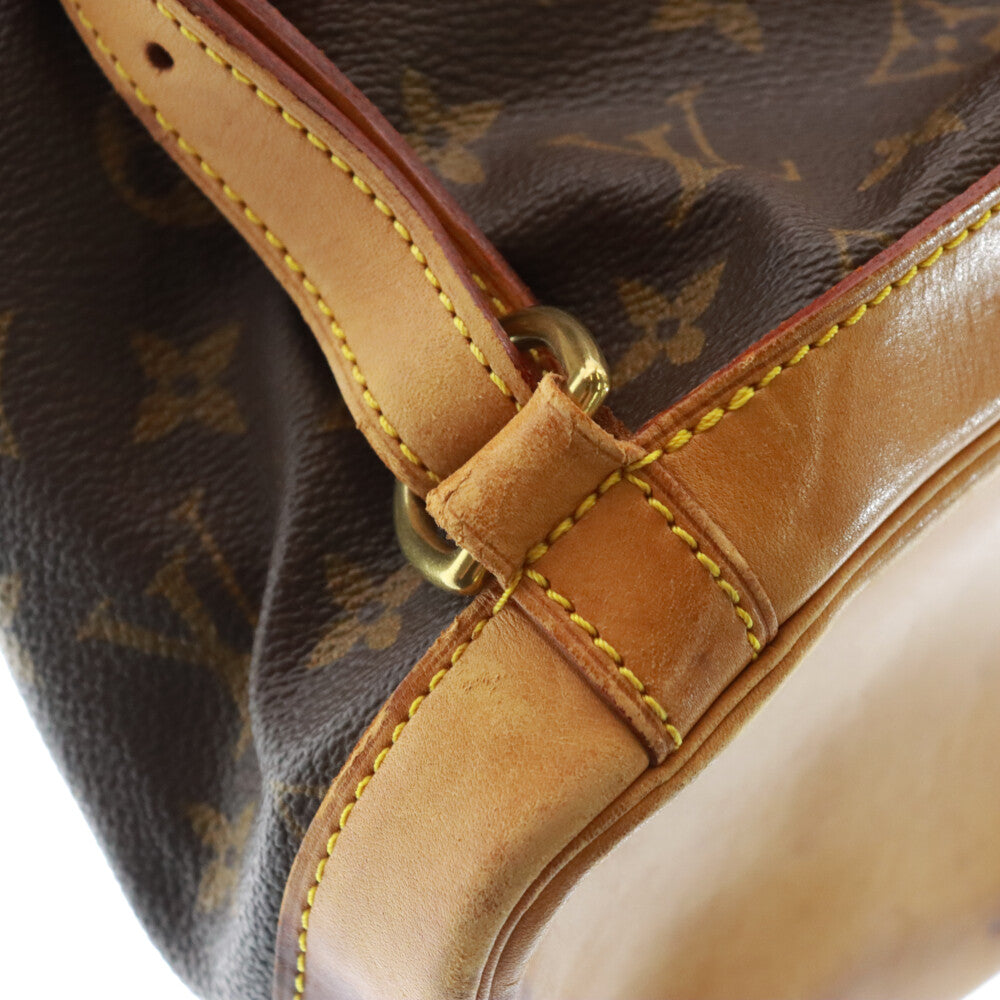 LOUIS VUITTON(ルイヴィトン) モノグラム モンスリGM レザーバックパック リュック ブラウン レディース M42224