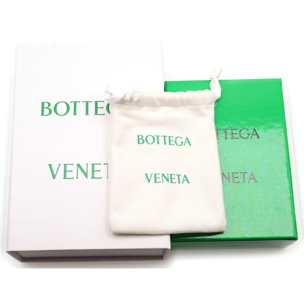 BOTTEGA VENETA(ボッテガヴェネタ) マキシイントレチャート コインケース 小物入れ ブラック ゴールド金具 レザー