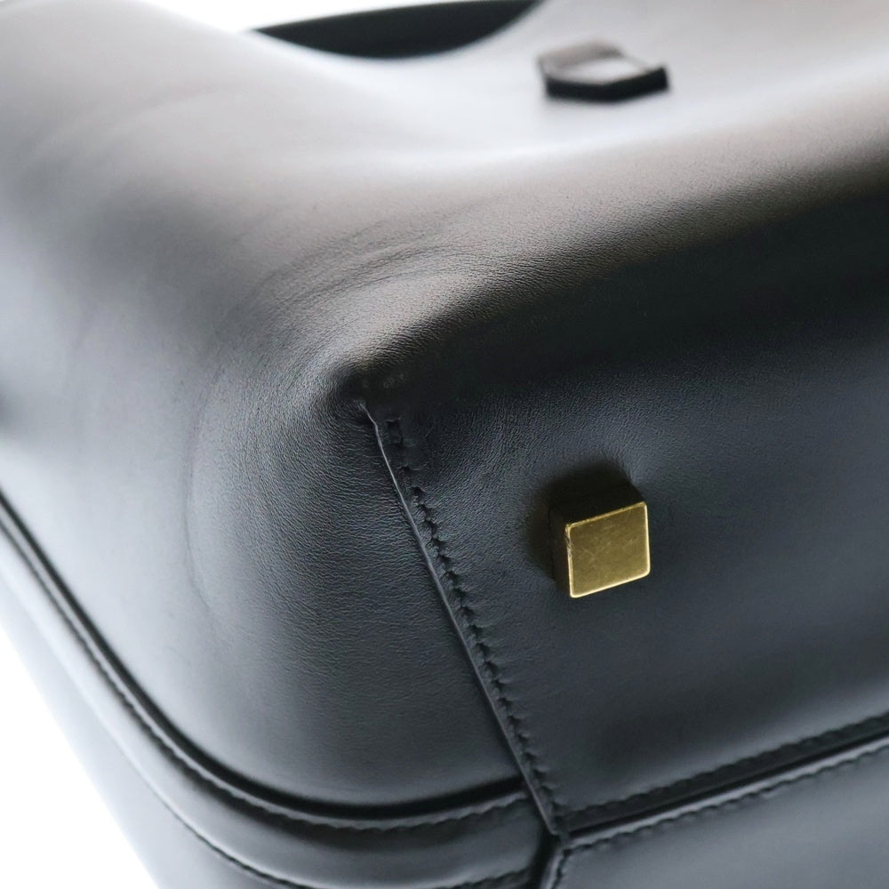 SAINT LAURENT PARIS(サンローランパリ) LE37 ハンドバッグ 2wayショルダーバッグ ブラック レザー