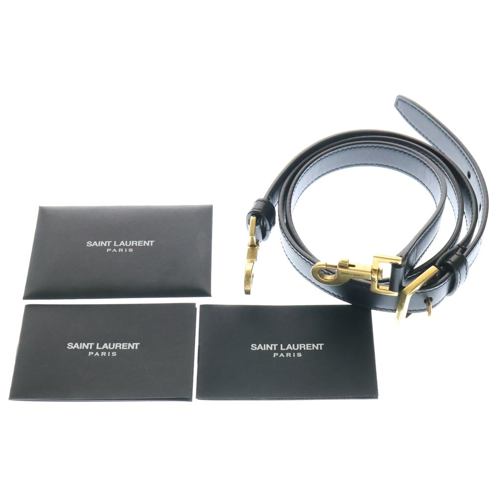 SAINT LAURENT PARIS(サンローランパリ) LE37 ハンドバッグ 2wayショルダーバッグ ブラック レザー